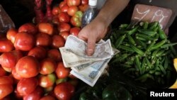 古巴首都哈瓦那一個農產品市場。