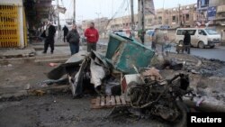 炸彈爆炸事件現場