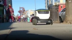 Робот развозит еду по Вашингтону