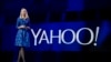 Yahoo president and CEO Marissa Mayer speaks during the International Consumer Electronics Show in Las Vegas. 