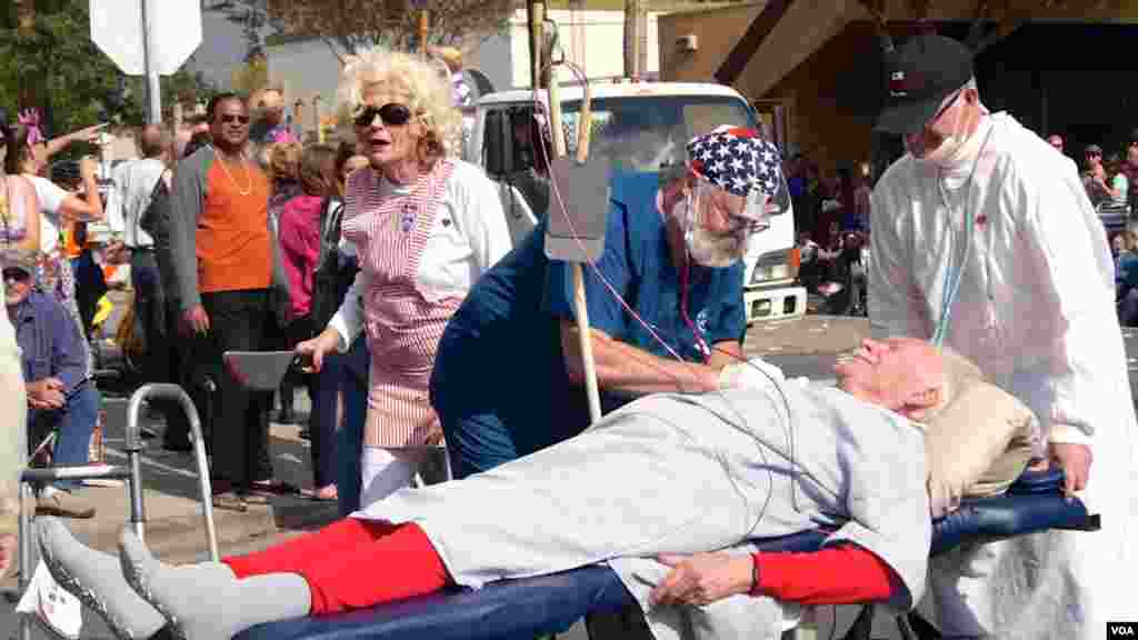 恐怖的急诊（美国之音国符拍摄）