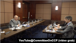 众议院中共问题特设委员会举行题为“香港作为中国资金洗钱和规避制裁的避风港”。(2025年9月18日)