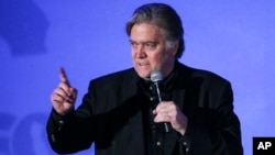 川普總統的前首席策略師史蒂夫·班農