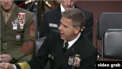 美軍印太司令部司令菲利普·戴維森在國會作證。 (2019年2月12日)