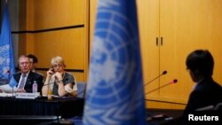 脫北者在聯合國作證 (資料圖片)