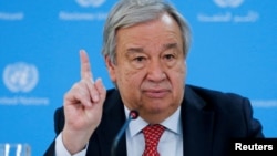 资料照：联合国秘书长安东尼奥·古特雷斯（Antonio Guterres）