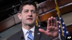 众议院议长保罗·瑞安（资料照）