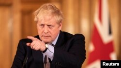 英國首相約翰遜。