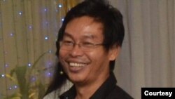 资料照片：美国之音特约撰稿人西图昂敏(Sithu Aung Myint)。