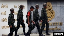 泰国曼谷据信关押两名爆炸案嫌疑人的军营