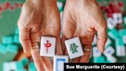 Sue Marguerite 熱愛打麻雀。(圖片來源：受訪者Sue Marguerite 提供)