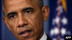 美國總統奧巴馬 (資料圖片）在美國時間星期三晚發表電視講話。