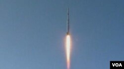 北韓試射導彈(美國之音視頻截圖)