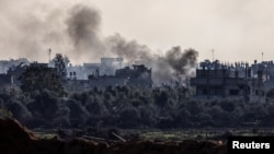 以軍持續對加沙展開清剿哈馬斯空襲。（2023年12月15日）