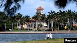 川普总统在佛罗里达州大西洋海滨的豪华别墅海湖庄园(Mar-a-Lago)。川习会将在这里举行。(2017年3月5日资料照片)