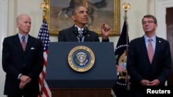 奧巴馬在白宮發表講話