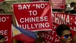 2014-05-16 美國之音視頻新聞: 馬尼拉發生菲越聯合反華抗議