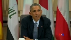 2014-10-15 美國之音視頻新聞: 奧巴馬對科巴尼鎮的命運“深感憂慮”