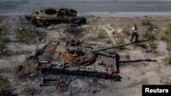 Российская военная техника после отступления от Ирпеня, Киевская область