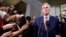 ​ທ່ານ Kevin McCarthy, ຜູ້​ນຳ​ພັກ​ຣີ​ພັບ​ລິ​ກັນຢູ່​ໃນ​ສະ​ພາ​ຕ່ຳ ສ​ຫລ ກ່າວ​ຕໍ່​ພວກ​ນັກ​ຂ່າວ ຫລັງ​ຈາກກອງ​ປະ​ຊຸມ​ພັກ​ຣີ​ພັບ​ບິ​ກັນ ຢູ່​ຫໍ​ລັດ​ຖະ​ສະ​ພາ​ ໃນນະ​ຄອນ​ຫລວງວໍ​ຊິງ​ຕັນ, ວັນ​ທີ 3 ມັງ​ກອນ, 2023