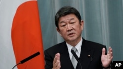 资料照：日本外交大臣茂木敏充