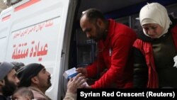 3月5日人道救援工作者有機會將食物和醫療物資送往飽受七年戰爭蹂躪的衝突地區，為數百萬敘利亞人送去急需的幫助。