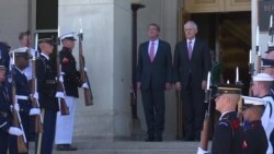 澳洲总理特恩布尔2016年9月22日访问五角大楼欢迎仪式视频