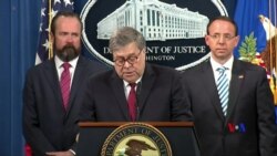 2019-05-07 美國之音視頻新聞: 三百多名前聯邦檢察官發出公開信指責巴爾維護總 統
