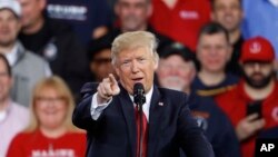 美國總統川普。