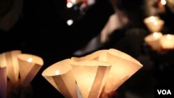 港人為艾滋病日办烛光晚会