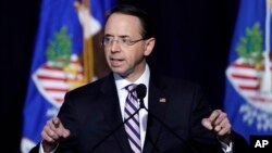 美国司法部副部长罗德·罗森斯坦