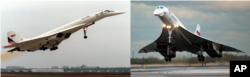 Ту-144 (слева) и «Конкорд»