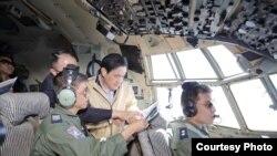 马总统前往太平岛视察（台湾总统府）