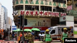 九龍佐敦道華豐大廈内一樓的一家健身院在4月10日發生火災。