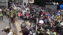 港人再街頭抗議國歌法及港版國安法 警方四處佈防大圍捕