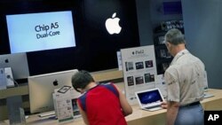 蘋果公司星期六開設了在香港的第一家商店。