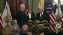 美國新的太空軍最高將領宣誓就任