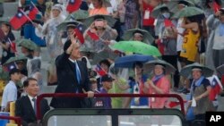 台灣總統馬英九7月4日在主持漢光演習