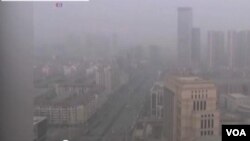 中國城市霧霾侵襲