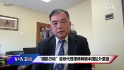 “猎狐行动”目标代理律师解读中国法外遣返