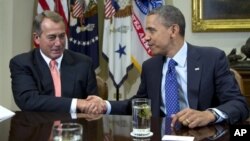 Джон Бейнер и Барак Обама