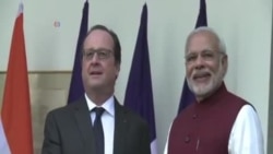 法國總統訪印加強兩國安全關係