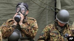 日本自卫队准备清除福岛核电厂辐射