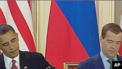 奧巴馬與梅德韋傑夫早已簽署削減核武條約。