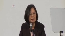 台灣民進黨總統候選人蔡英文闡述外交政策