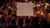 馬里蘭居民燭光守夜悼念槍擊案死難者