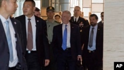 國防部長馬蒂斯26號抵達中國訪問