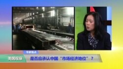 时事看台(张曼莉)：是否应承认中国“市场经济地位”？