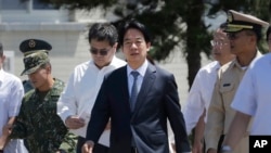 台灣總統賴清德視察澎湖島海軍基地。（2024年9月6日）