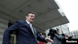 川普總統的前競選團隊主席馬納福特資料照。